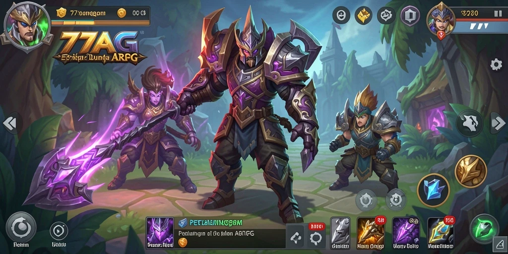 Gameplay ARPG yang seru dengan berbagai aksi dan strategi