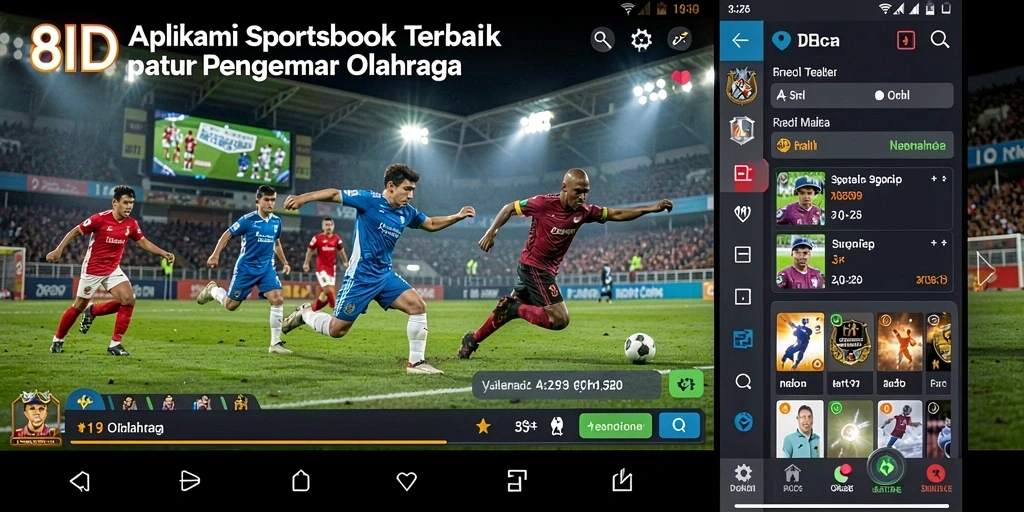 Tampilan gameplay <strong>8ID</strong> yang menarik dalam taruhan olahraga.