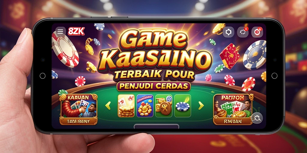 Tampilan gameplay mendebarkan di 8ZK untuk pengalaman Kasino yang maksimal.