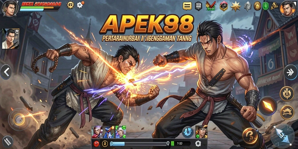 Tampilan gameplay APEK88 yang penuh aksi dan seru.