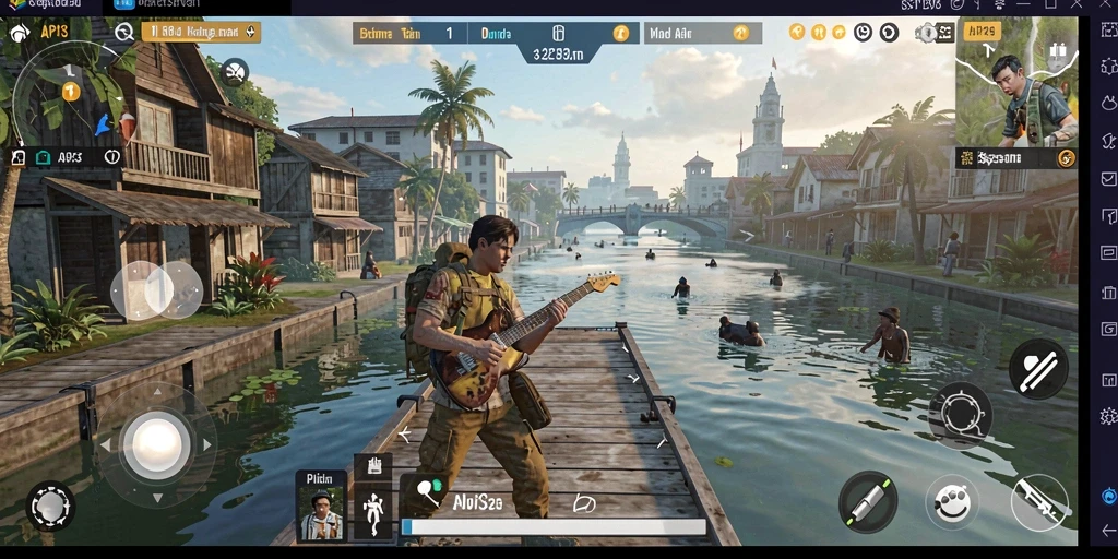 Tampilan gameplay API33 yang realistis dan interaktif.
