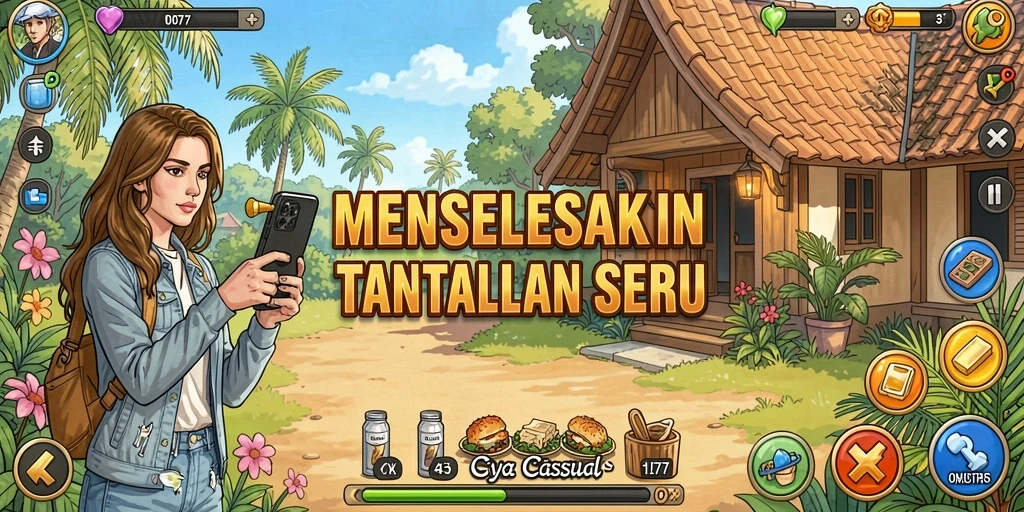 Tampilan gameplay C0077 yang menarik dan penuh tantangan.