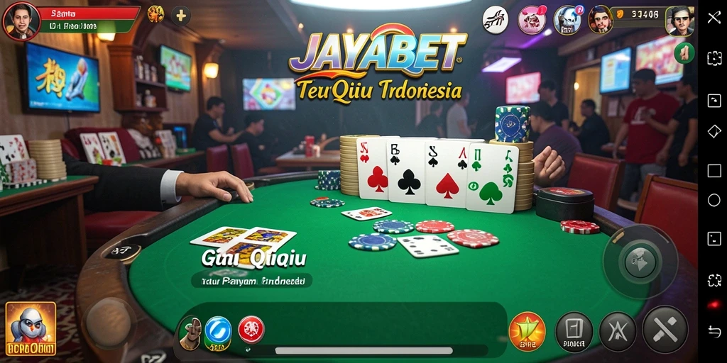 Tampilan screenshot JAYABET saat gameplay QiuQiu yang menegangkan.