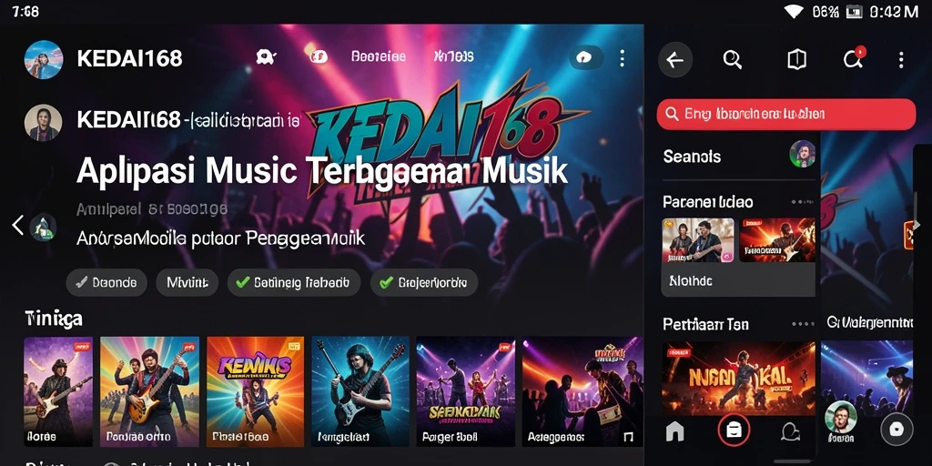 Screenshot KEDAI168 menunjukkan tampilan antarmuka pengguna yang menarik dan interaktif.