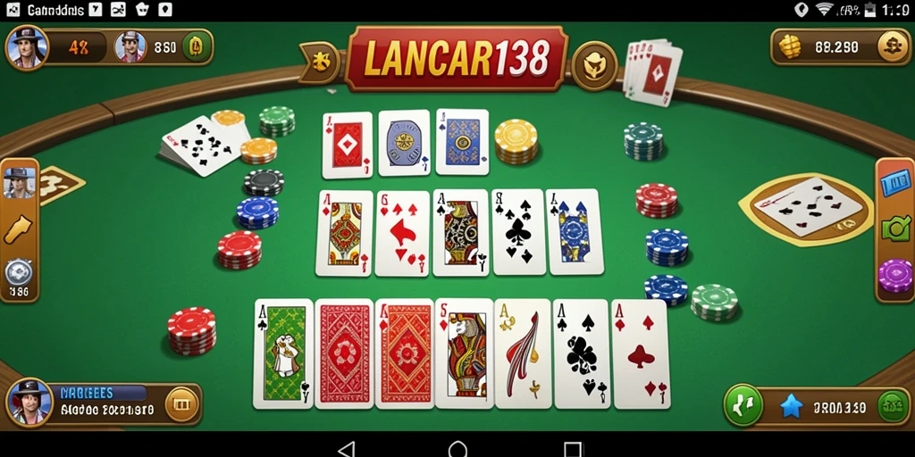 Tampilan gameplay seru saat bermain Gaple di LANCAR138.
