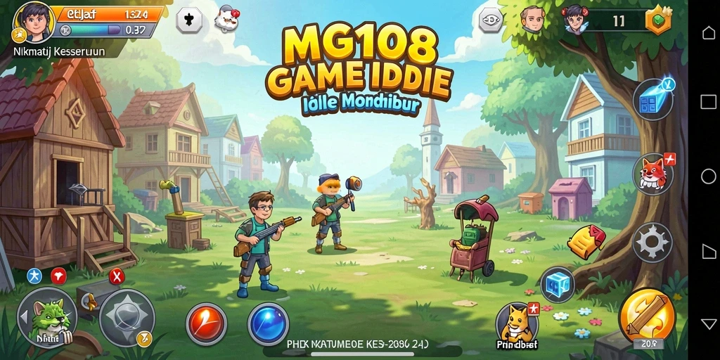 Tampilan menarik dari gameplay MG108 yang menghibur.