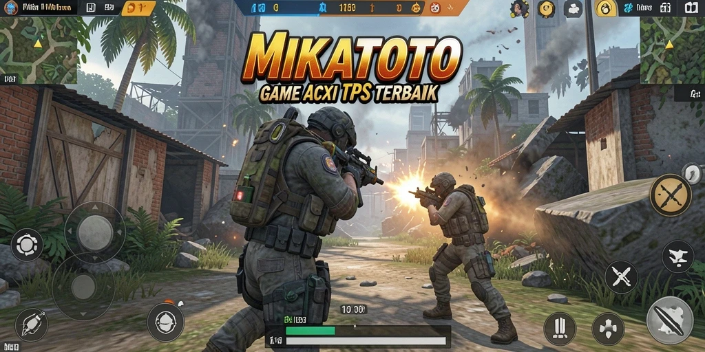 Tampilan gameplay seru dari MIKATOTO dengan aksi TPS yang menegangkan.