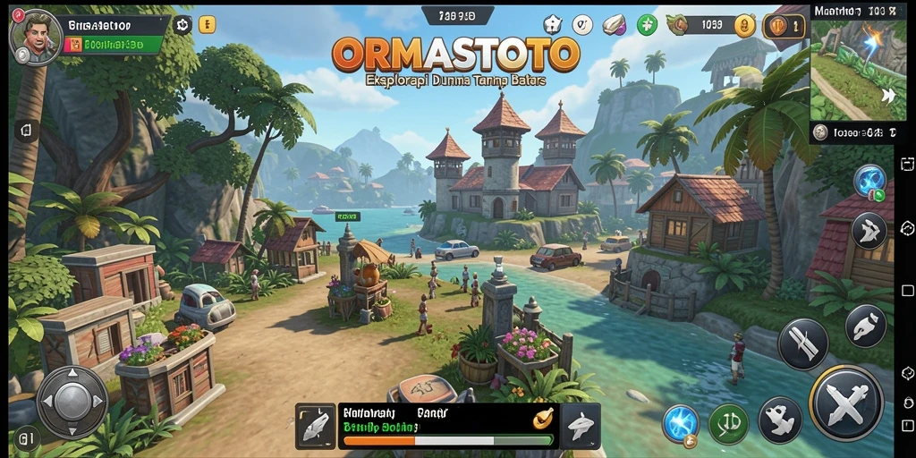 Screenshot menampilkan aksi seru di dunia Open World ORMASTOTO.