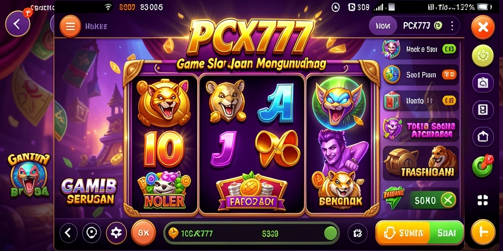 Tampilan menarik dari gameplay Slot di PCX777.