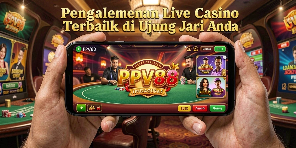 Tampilan menarik dari gameplay Live Casino yang interaktif.