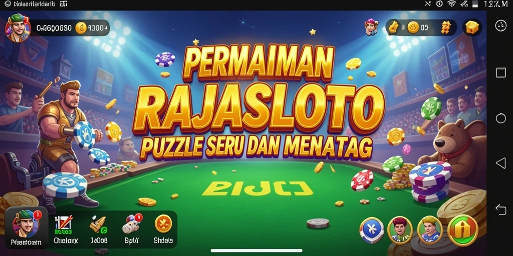 Tangkapan layar gameplay RAJASLOTO yang menunjukkan tantangan yang menarik.