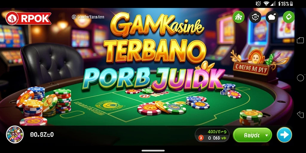 Screenshot RPOK menampilkan gameplay Kasino yang seru dan interaktif.