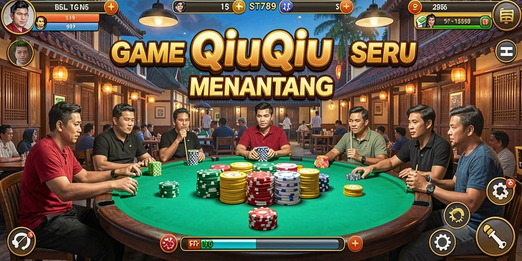 Gameplay seru dalam ST789 menunjukkan keasyikan bermain QiuQiu.