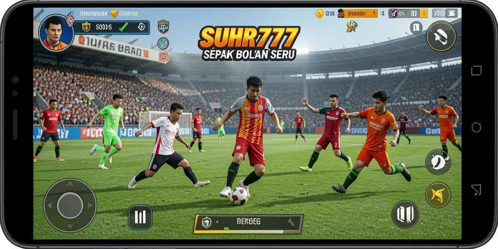 Screenshot gameplay sepak bola yang mendebarkan dari SUHU777.