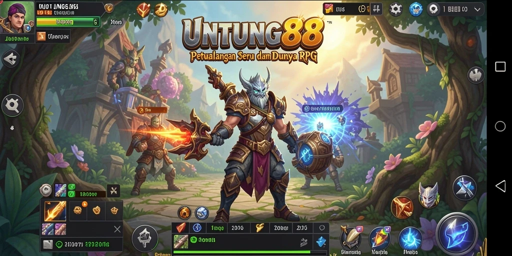 Cuplikan gameplay seru dalam dunia fantasi UNTUNG88.