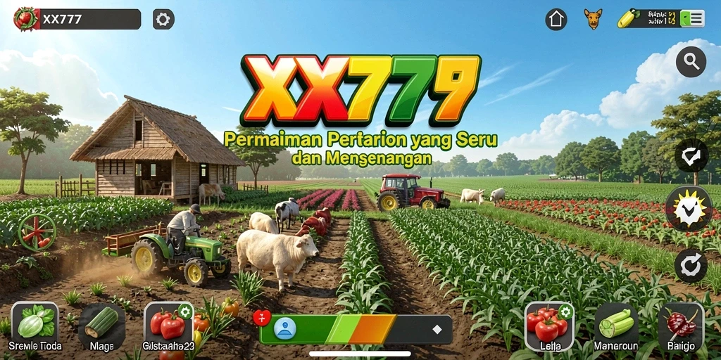 Gameplay menarik dalam dunia pertanian yang penuh warna.