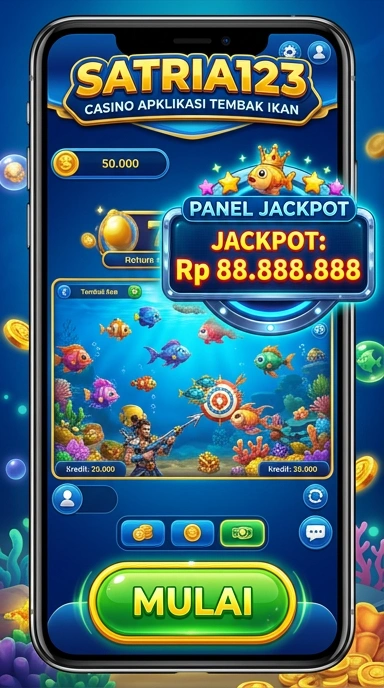 Tampilan aplikasi utama 'satria123' di perangkat Android.
